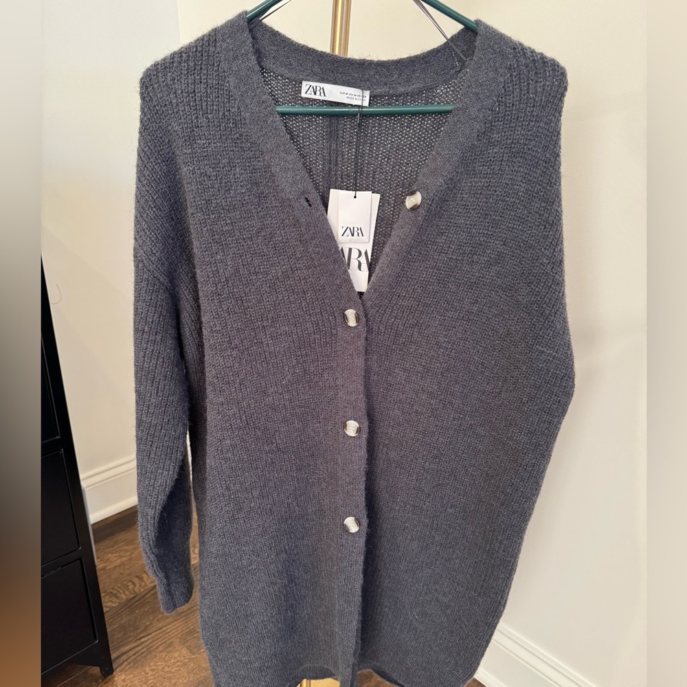 Zara Women's Charcoal Cardigan